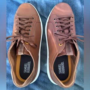 Samuel Hubbard Men's Brown Leather Sneakers